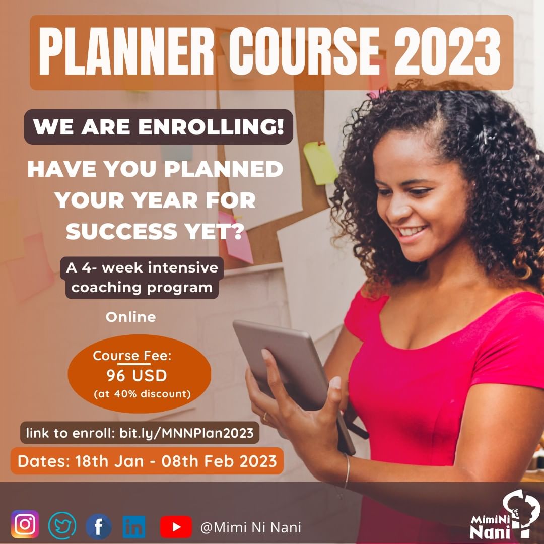 Planner Course 2023: Walk the Talk
